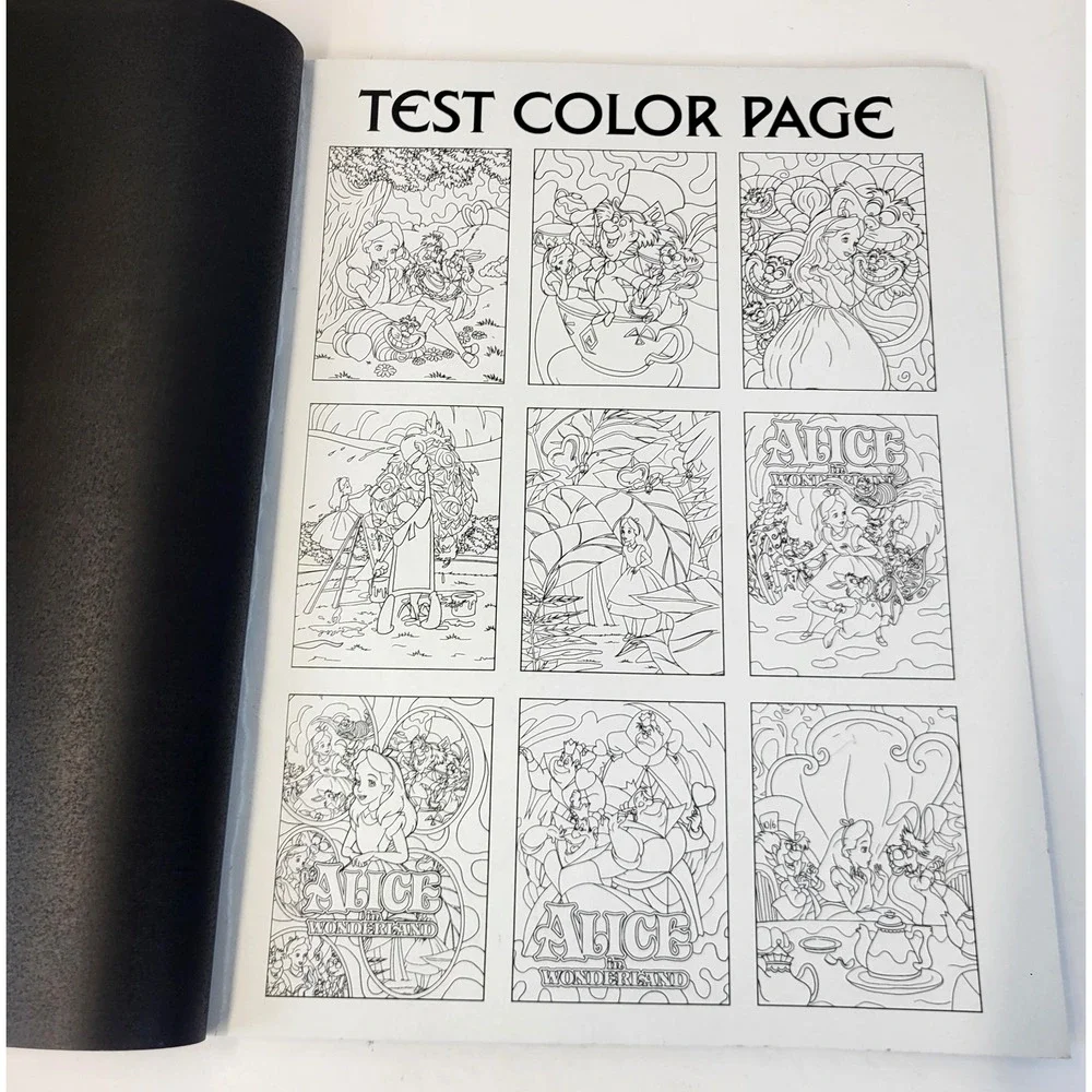 Alice In‎ Wonderland Coloring Book Lewis Carroll Purple Paperback Fantasy